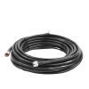 jumper coaxial de 50 ohm con cable wilson 400 | conector n macho en los extremos | 15.24 metros de longitud.