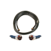 jumper coaxial de 50 ohm con cable wilson 400 | conector n macho en los extremos | 15.24 metros de longitud.