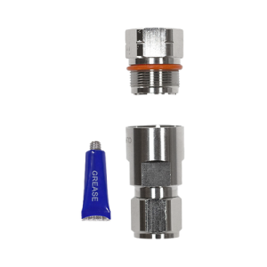 paquete con 10 conectores n macho para cable corrugado wilson de 1/2"