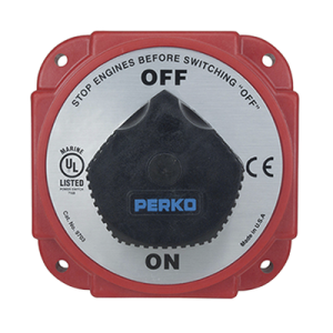 switch selector de batería y alternador on / off de servicio pesado, para sistemas eléctricos marinos