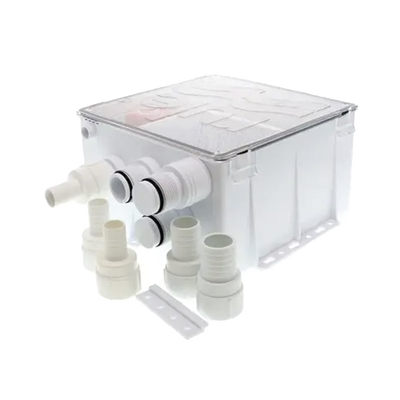 sistema de desagüe para duchas con bomba de achique de 800 galones por hora a 24 volts de corriente directa e interruptor de flotación sistema de desagüe para duchas con bomba de achique de 800 galones por hora a 24 volts de corriente directa e interruptor de flotación