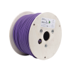 bobina de cable blindado f/utp de 4 pares, z max, cat6a, soporte de aplicaciones 10gbase t, ls0h (libre de gases toxicos), color violeta, 305m