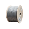 bobina de cable blindado f/utp de 4 pares, z max, cat6a, soporte de aplicaciones 10gbase t, cm, color gris, 305m