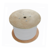 bobina de cable blindado f/utp de 4 pares, z max, cat6a, soporte de aplicaciones 10gbase t, cm, color blanco, 305m