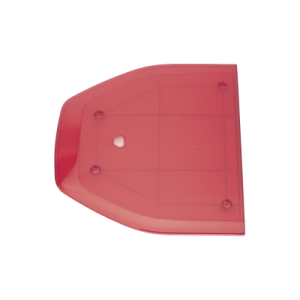 domo lateral de reemplazo para barra de luces sp216 de la marca signalpro, color rojo
