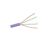 bobina de cable u/utp de 4 pares, z max, cat6a, soporte de aplicaciones 10gbase t, ls0h, color violeta, 305m