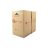 bobina de cable utp reelex, de 4 pares, desempeño cat6, ls0h (bajo humo, cero halógenos), color gris, 24 awg, 305m