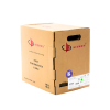bobina de cable utp reelex, de 4 pares, alto desempeño cat6, ls0h (bajo humo, cero halógenos), color violeta, 23 awg, 305m