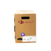 bobina de cable utp reelex, de 4 pares, alto desempeño cat6, ls0h (bajo humo, cero halógenos), color violeta, 23 awg, 305m