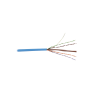 bobina de cable utp reelex, de 4 pares, alto desempeño en cat6 (350 mhz), pvc (cm), color azul, 24 awg, 305m