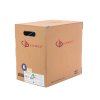 bobina de cable utp reelex, de 4 pares, alto desempeño cat6, pvc (cm), color azul, 23 awg, 305m