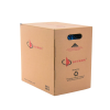 bobina de cable utp reelex, de 4 pares, alto desempeño cat6, pvc (cm), color azul, 23 awg, 305m