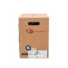 bobina de cable utp reelex, de 4 pares, alto desempeño cat6, pvc (cm), color azul, 23 awg, 305m