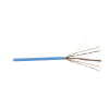 bobina de cable utp cat6, 23 awg de 4 pares, alto desempeño, pvc (cmr), 305m reelex® (color: azul)