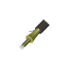 cable de fibra Óptica de 6 hilos, interior/exterior, tight buffer, no conductiva (dielectrica), plenum, monomodo os2, 1 metro