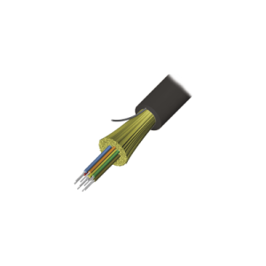 cable de fibra Óptica de 6 hilos, interior/exterior, tight buffer, no conductiva (dielectrica), plenum, monomodo os2, 1 metro