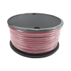 rollo de cable garado marino calibre 12 en color rojo de 250 pies (76.2 m).