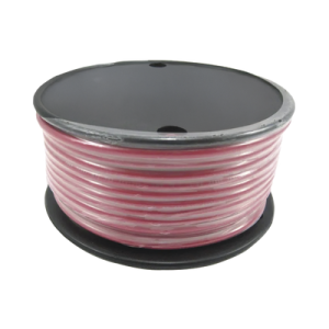 rollo de cable garado marino calibre 12 en color rojo de 250 pies (76.2 m).