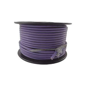 cable marino primario 12 awg / 100 pies / color púrpura / chaqueta pvc resistente a llama / cobre estañado clase k