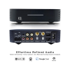 amplificador una zona, 2 canales, 50 w por canal, con chromecast, alexa cast, airplay, spotify connect: funciona con google assist