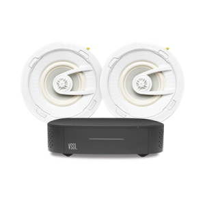 kit amplificador vssl a1x | 2 bocinas para plafón de 7in truaudio g72