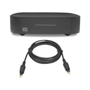 amplificador una zona de 2 canales, 50 w por canal, con cable toslink incluido, transmisión por chromecast, airplay, alexa cast, spotify connect