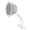 altavoz de techo para voceo y paging, 2 líneas sip, potencia de hasta 10w, alimentación vía poe