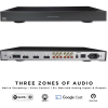 vssl 3 zonas, 6x50w, con chromecast, alexa cast, airplay, spotify conn en cada zona funciona con googleasst