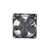 ventilador axial compacto, de 4 pulgadas, 49 cfm, 115 vca, de acero, color negro