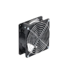 ventilador axial compacto, de 4 pulgadas, 49 cfm, 115 vca, de acero, color negro