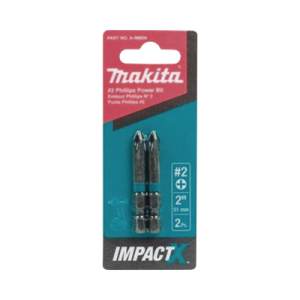 punta phillips # 2 de 2” (51mm) impact x punta ph2, blister con 2 piezas.