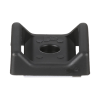 sujetador para cable, con adhesivo, 28.5 x 28.5 mm (1.12 in x 1.12 in), color negro, paquete de 100pz