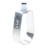 abrazadera tipo pera de 1 1/4" (44 mm).