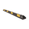 tope vehicular p / estacionamiento / 183cm / color negro amarillo / 8 franjas reflejantes.