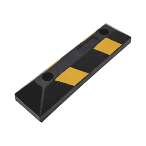 tope vehicular p / estacionamiento / 55cm / color negro amarillo.