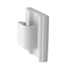 clip de nylon 6.6 con adhesivo, para cables de hasta 9.7 mm de diámetro, uso interior, color natural, paquete de 100pz