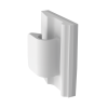 clip de nylon 6.6 con adhesivo, para cables de hasta 15.8 mm de diámetro, uso interior, color natural, paquete de 100pz