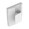 clip de nylon 6.6 con adhesivo, para cables de hasta 15.8 mm de diámetro, uso interior, color natural, paquete de 1000pz