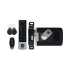 kit de cerradura inteligente / incluye teclado y control remoto / soporta huella, tarjeta y contraseña / teclado metálico ip65