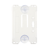 porta tarjeta de plastico abs / transparente / compatible con tarjetas accesscardepc / procardx o formato cr80