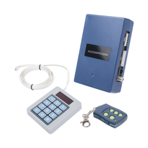 receptor inalambrico universal, mando a distancia, controles administrables, hasta 1600 usuarios, compatible con barreras y motores de puertas