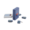 receptor inalambrico universal administrable por software, hasta 1600 controles de usuarios, compatible con barreras y motores de puertas