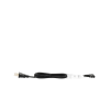 cable de alimentación eléctrica para 120 240 vca / 1 metro / 2 clavijas tipo americano / conector en forma tipo l