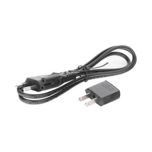 cable de corriente bifasico conector tipo 8 ( 1 metro )