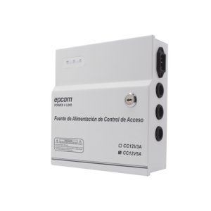 fuente de alimentación / 1 salida 11 15 vcc / 5 a / temporizador integrado / con capacidad de batería de respaldo / requiere batería / aplicaciones en sistemas de control de acceso