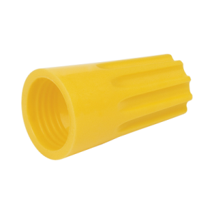 capuchón roscable / 10 awg / amarillo / paquete de 25 piezas.