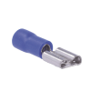 terminal tipo hembra aislada 0.250 / 16 14 awg / azúl / para baterías con terminal f1 / paquete de 25 piezas.
