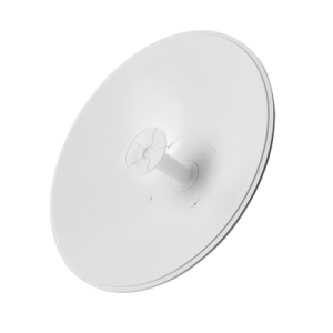 antena direccional airfiber x, ideal para enlaces punto a punto (ptp), frecuencia 5 ghz (4.9 5.8 ghz) de 30 dbi slant 45