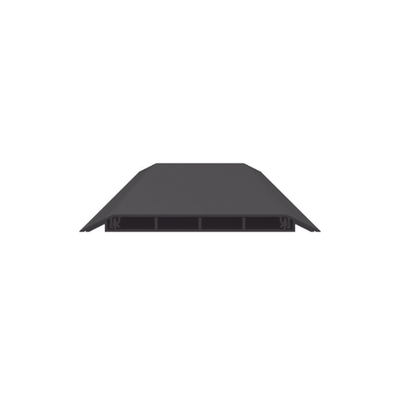 canaleta de piso de 4 vías, material pvc rígido, 6 ft de largo, 176 mm de ancho, color negro canaleta de piso de 4 vías, material pvc rígido, 6 ft de largo, 176 mm de ancho, color negro