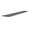 canaleta de piso de 4 vías, material pvc rígido, 6 ft de largo, 176 mm de ancho, color negro